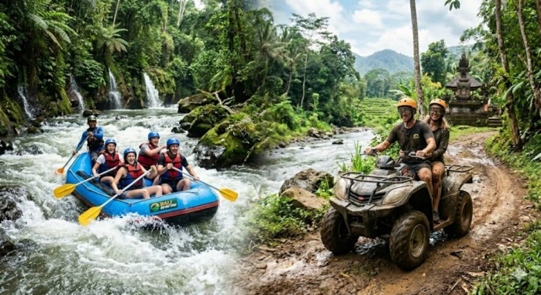 Pacchetto Combo: Ayung River Rafting & Avventura in ATV a Ubud